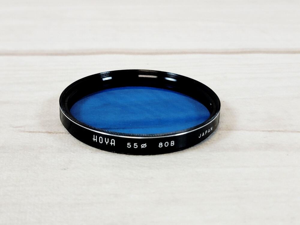 HOYA 55MM 80B BLUE CAMERA LENS FILTER